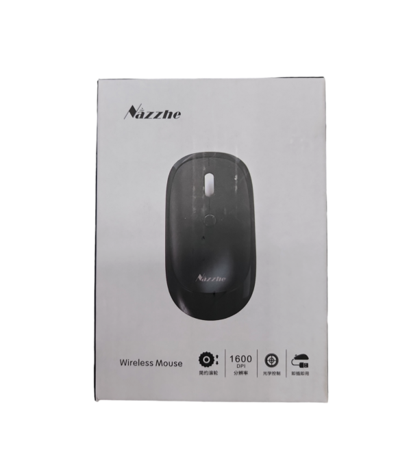 2.4 Ghz Wireless Optical Computer Mouse with USB Nano Receiver, Black - Image 6