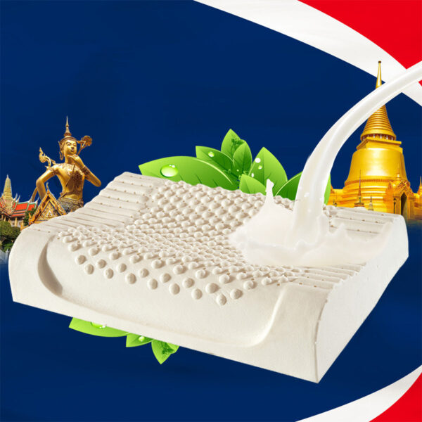 Natural Latex Pillow To Protect The Cervical Spine, Rubber Pillow, Health Pillow - Image 5