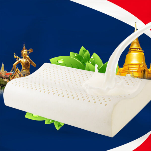 Natural Latex Pillow To Protect The Cervical Spine, Rubber Pillow, Health Pillow - Image 6