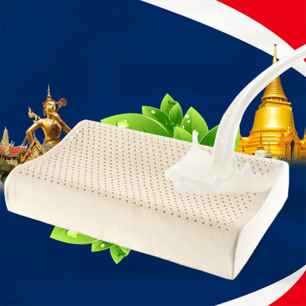 Natural Latex Pillow To Protect The Cervical Spine, Rubber Pillow, Health Pillow - Image 7