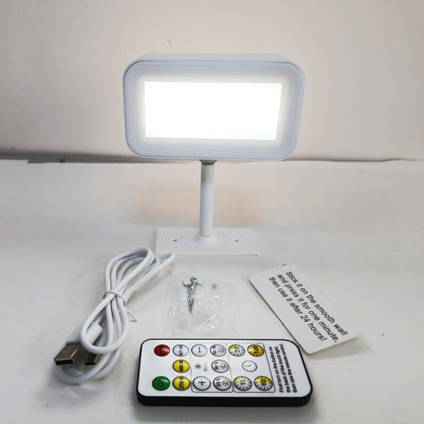 Double-sided Luminous USB Rechargeable Touch Adjustable Light Bedside Lamp - Image 7