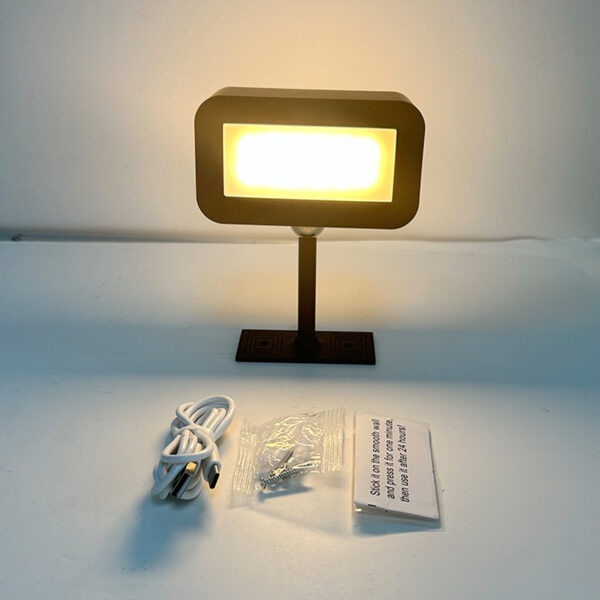 Double-sided Luminous USB Rechargeable Touch Adjustable Light Bedside Lamp - Image 9