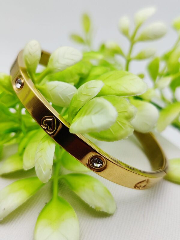 Adjustable Cartier Heart Charm Bracelet – Imported Luxury Bracelet | Best Quality Artificial Bracelet For Girls & Women | Bracelet For Every Occasion | Elegant Design - Image 2